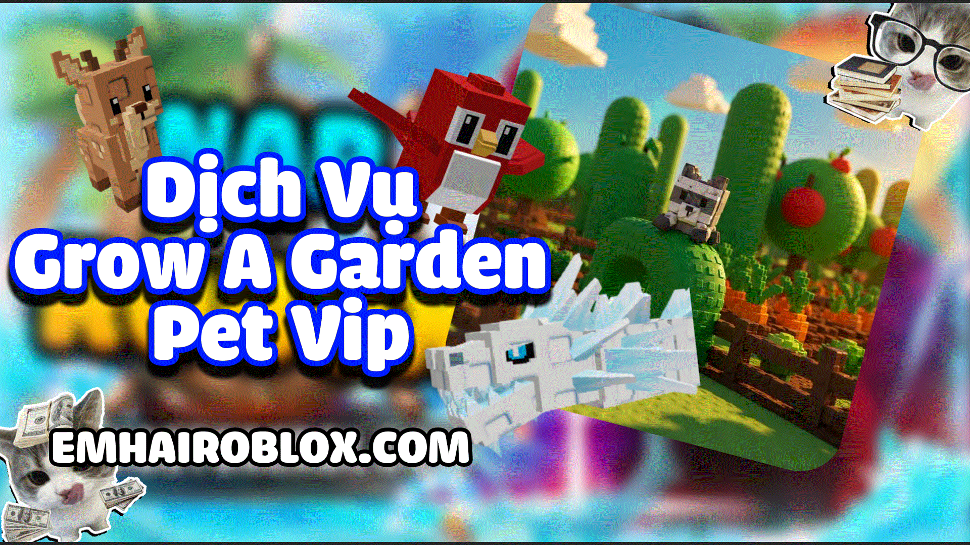 DỊCH VỤ PET VIP GROW A GARDEN 2