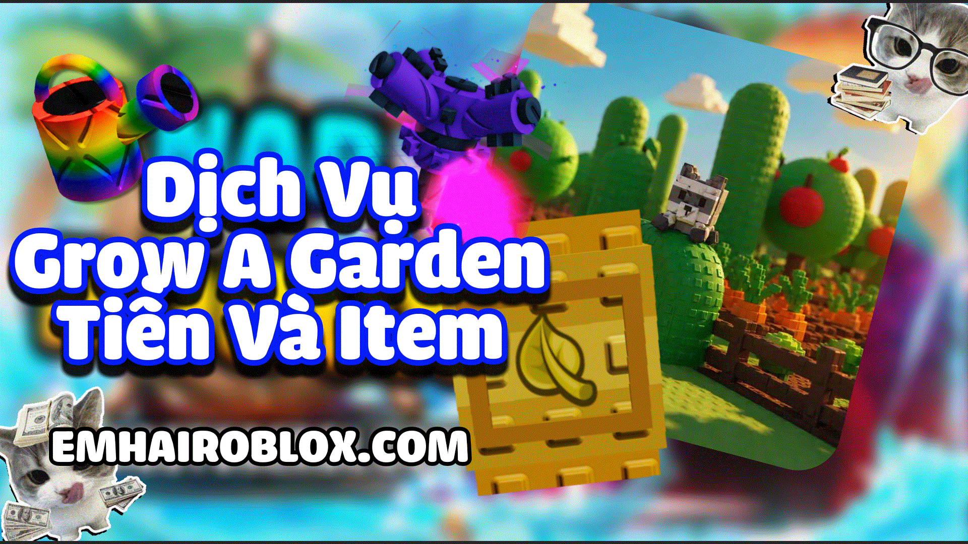 DỊCH VỤ XU VÀ ITEM GROW A GARDEN 2